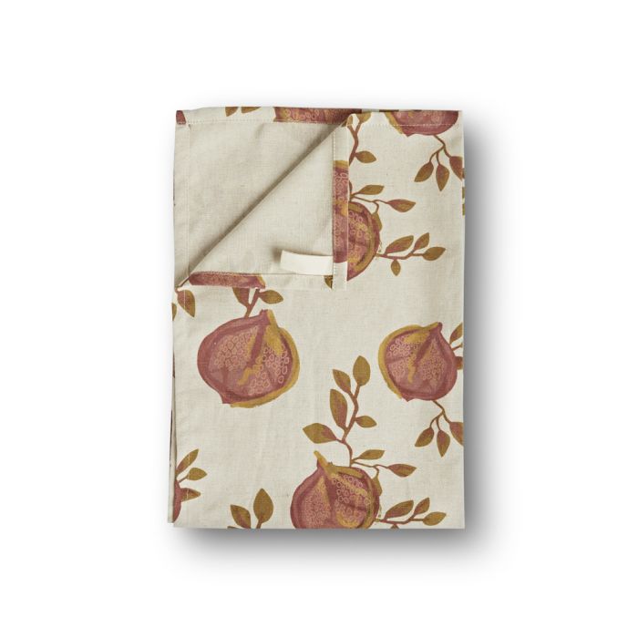 AGA Textiles AGA Pomegranate Ecru Tea Towel W4202