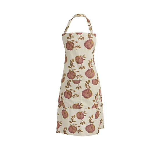 AGA Textiles AGA Pomegranate Ecru Apron W4196