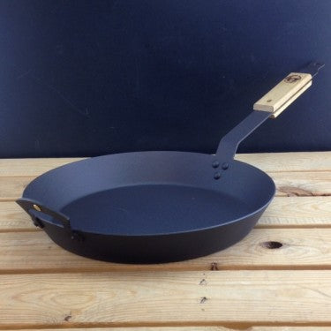 Netherton Foundry 12" frying pan with front handle spun iron (30cm) 5413346271570 NFS-126FH