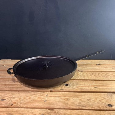  NFS-477FH Netherton Foundry 13" oven safe chef's sauté pan with front handle