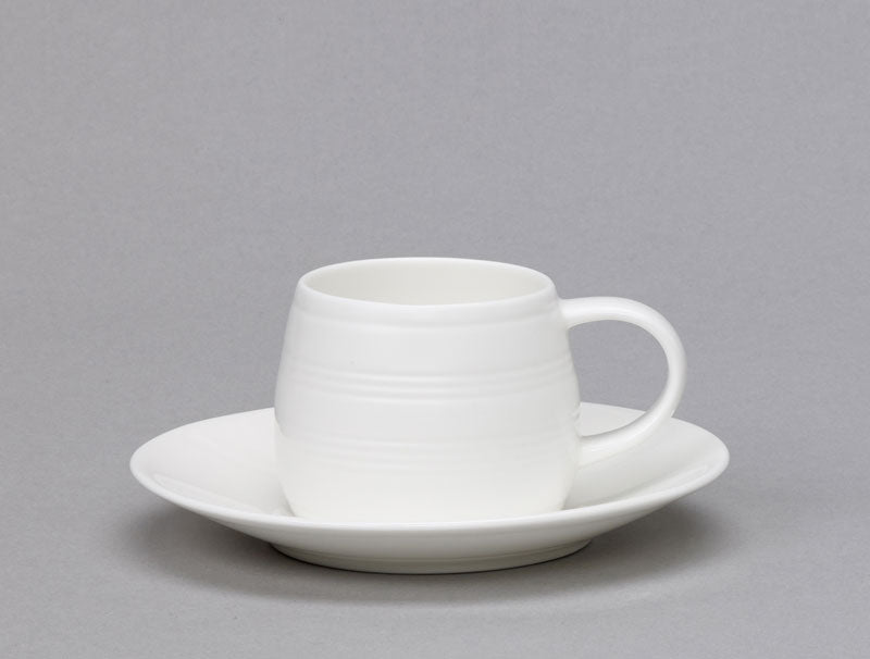 Repeat Repeat Tulip Espresso Cup & Saucer - Linear