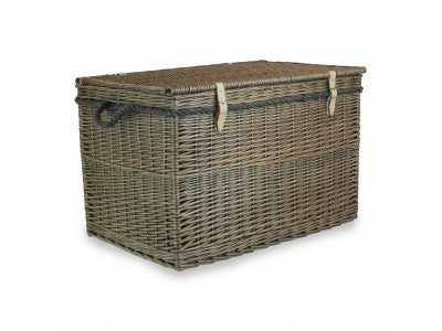 5060428550902 29" Antique Wash Storage Hamper EH090 Brambles Cookshop 1