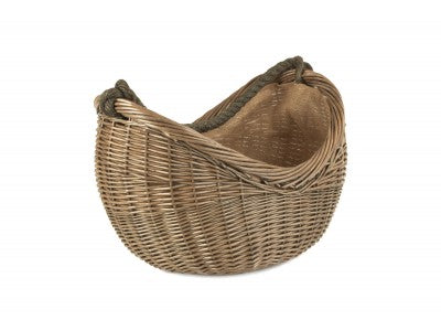 5060428551046 Antique Wash Rope Handled Carrying Basket  W050 Brambles Cookshop 1