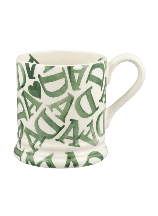 Emma Bridgewater D.A.D Green  1/2 Pint Mug