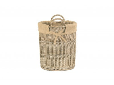 5060428558038 Small Oval Log / Storage Basket H128 Brambles Cookshop 2