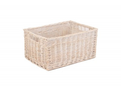 5060248641330 Extra Large White Wash Storage Basket ST002/4 Brambles Cookshop 1