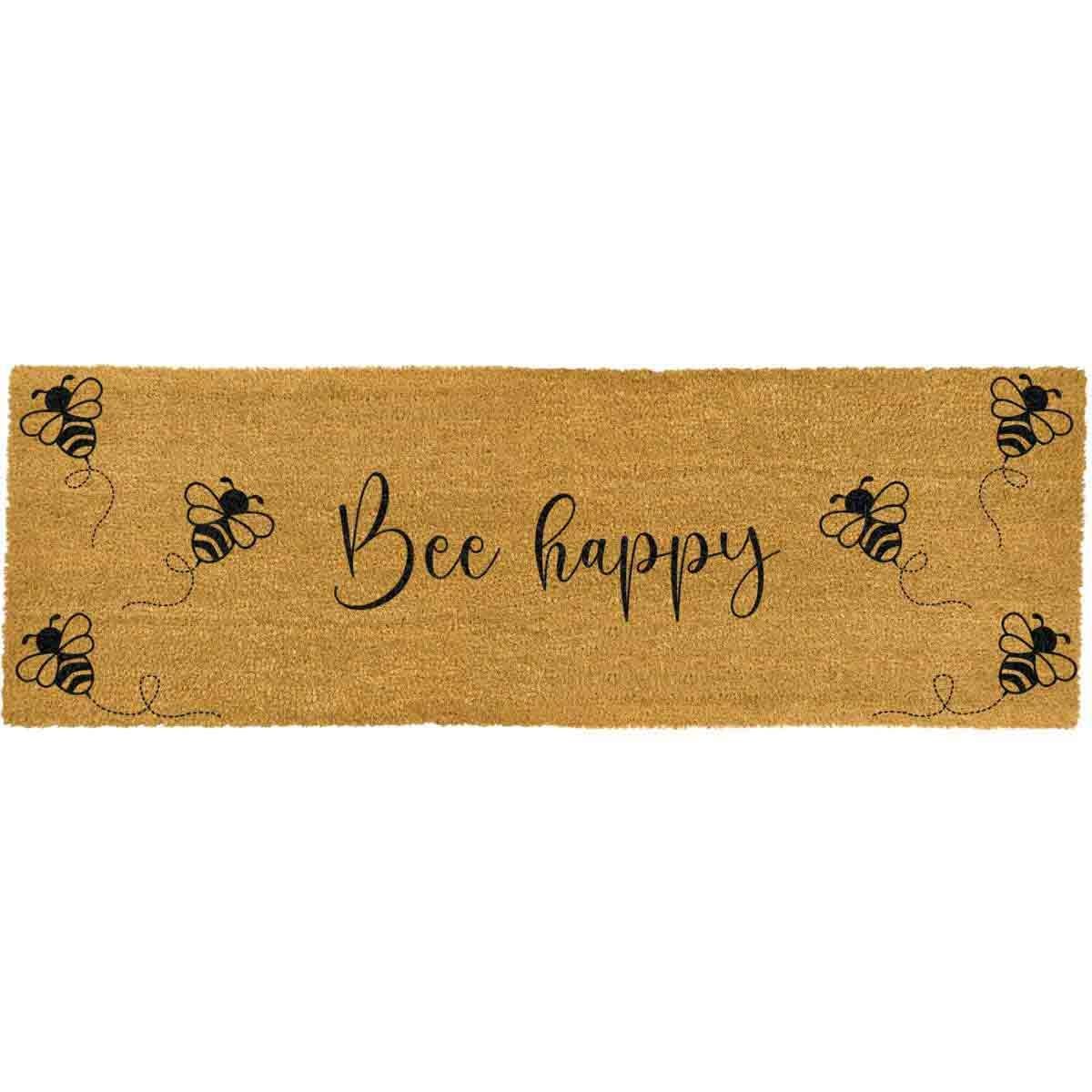 Artsy Mats Bee Happy Patio Doormat  120 x 40  CM 748367548628