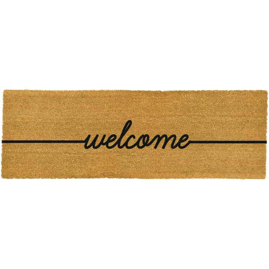 Artsy Mats Grey Welcome Patio Doormat 120 x 40  CM 8438678565217