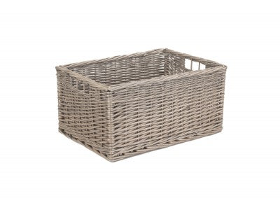 5060428554924 Extra Large Antique Wash Storage Basket ST019/4 Brambles Cookshop 1