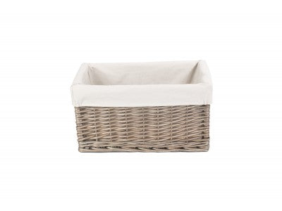 5060248645970 Extra Large Antique Wash Storage Basket With White Lining ST019W/4 Brambles Cookshop 2