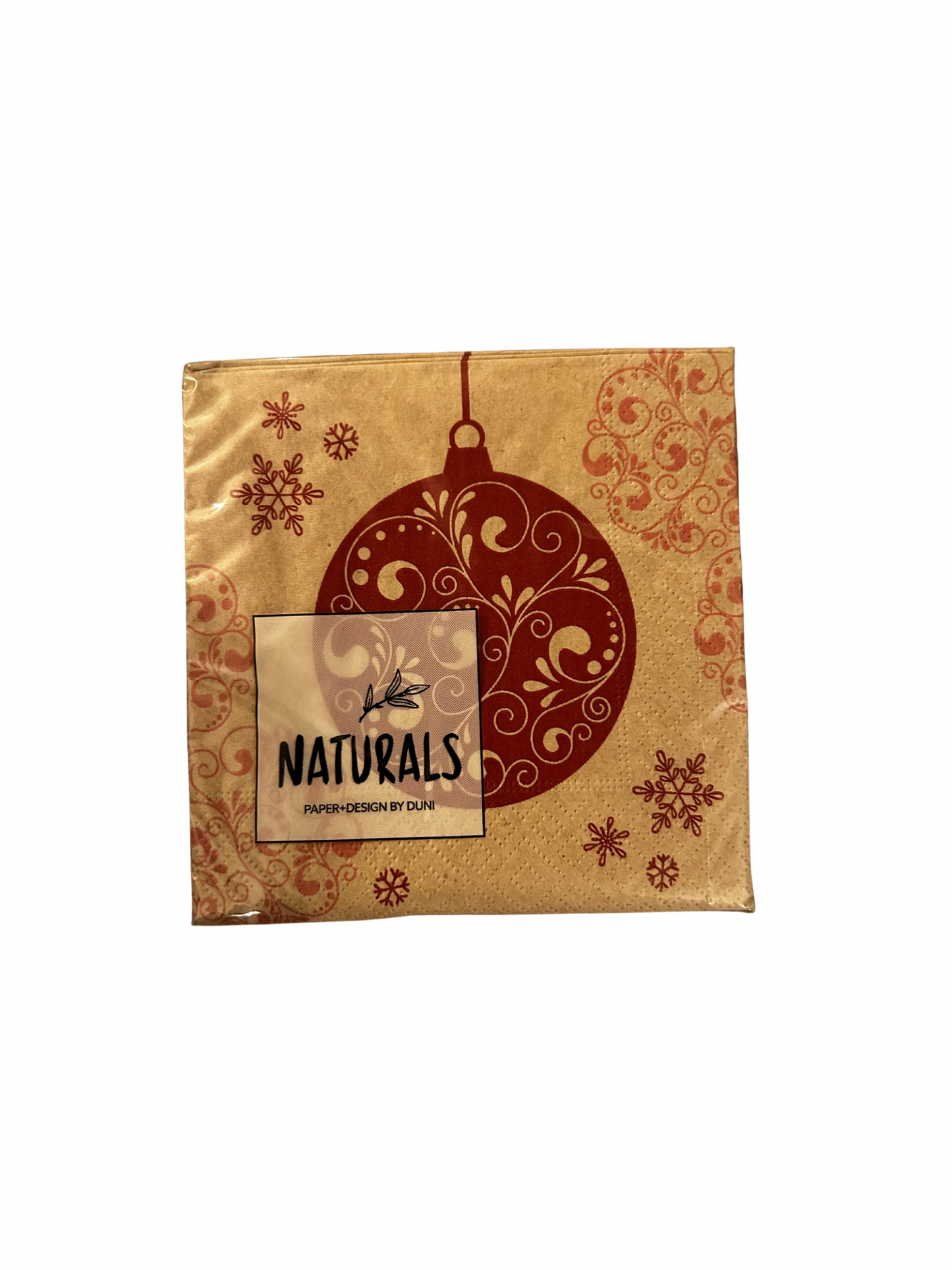 25 Christmas Paper Napkins  - Small - Bauble