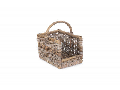 5060428559257 Small Rattan Open Ended Log Basket RA018 Brambles Cookshop 1