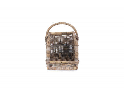 5060428559257 Small Rattan Open Ended Log Basket RA018 Brambles Cookshop 2