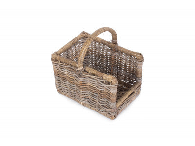 5060428559257 Small Rattan Open Ended Log Basket RA018 Brambles Cookshop 3