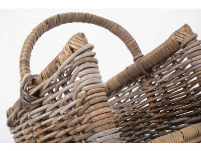 5060428559257 Small Rattan Open Ended Log Basket RA018 Brambles Cookshop 4