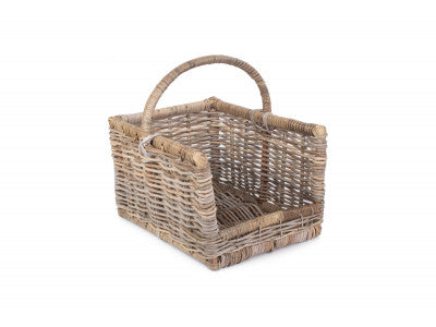 5060428559264 Medium Rattan Open Ended Log Basket RA019 Brambles Cookshop 1