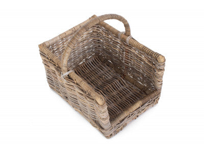 5060428559264 Medium Rattan Open Ended Log Basket RA019 Brambles Cookshop 3