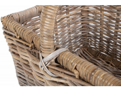 5060428559264 Medium Rattan Open Ended Log Basket RA019 Brambles Cookshop 4