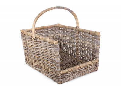 5060428559271 Large Rattan Open Ended Log Basket RA020 Brambles Cookshop 1