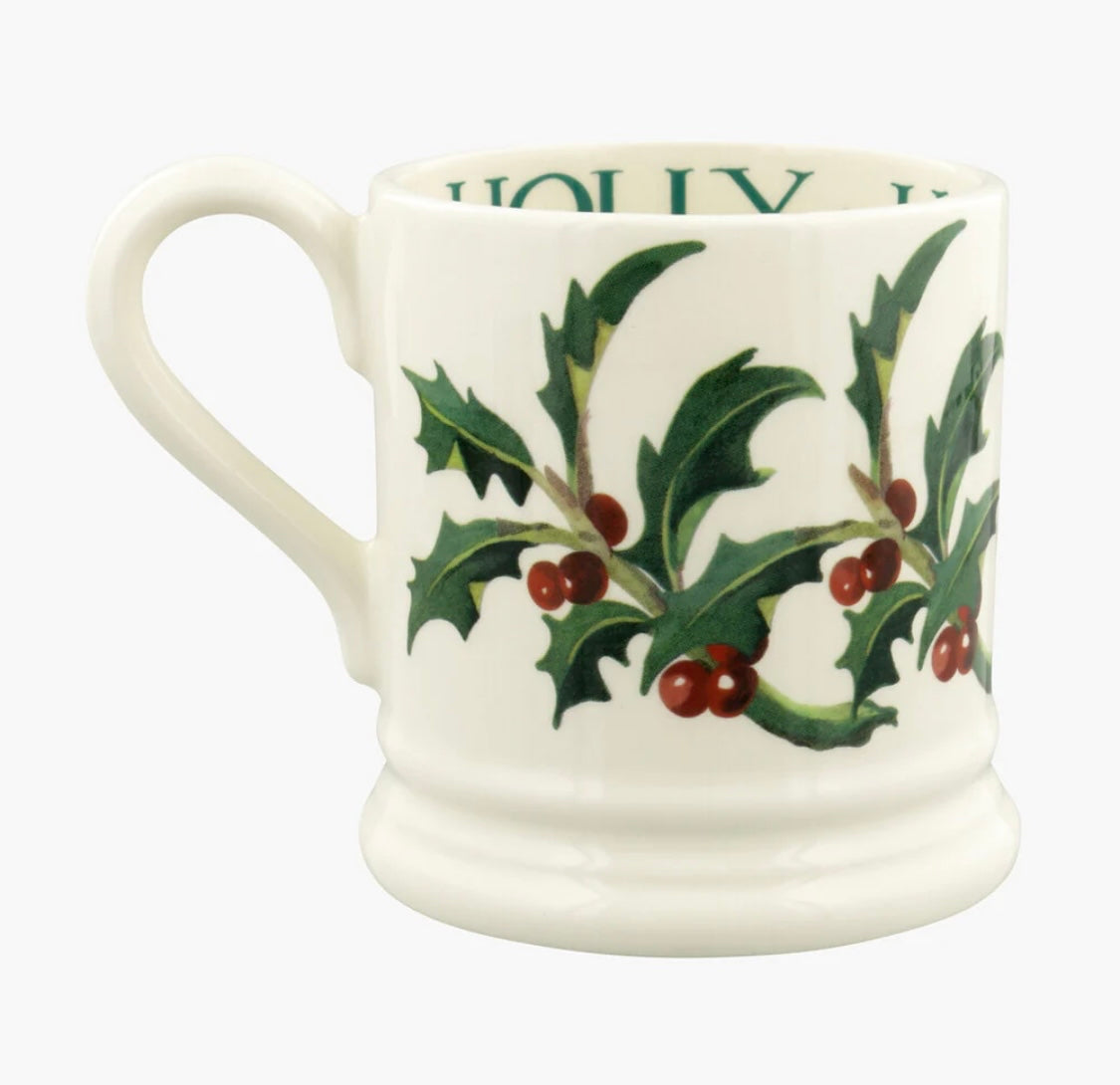 Emma Bridgewater Holly Half Pint Mug