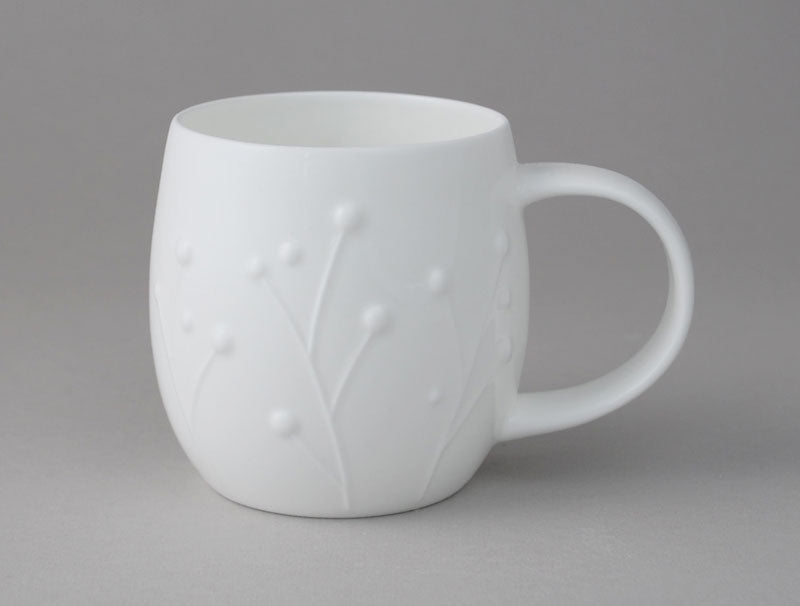 Repeat Repeat Plum Mug - Flax - 350ml