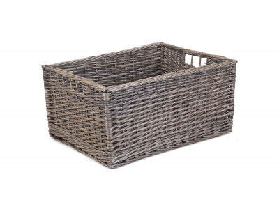 5056341800804 Jumbo Antique Wash Storage Basket - Unlined ST068 Brambles Cookshop 1