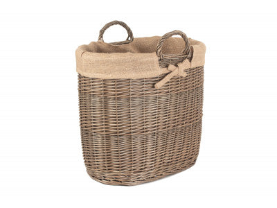 5060248648353 Oval Log / Storage Basket H069 Brambles Cookshop 1