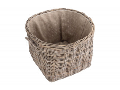 5056341801276 Grand Rattan Cordura Lined Log Basket RA036 Brambles Cookshop 3