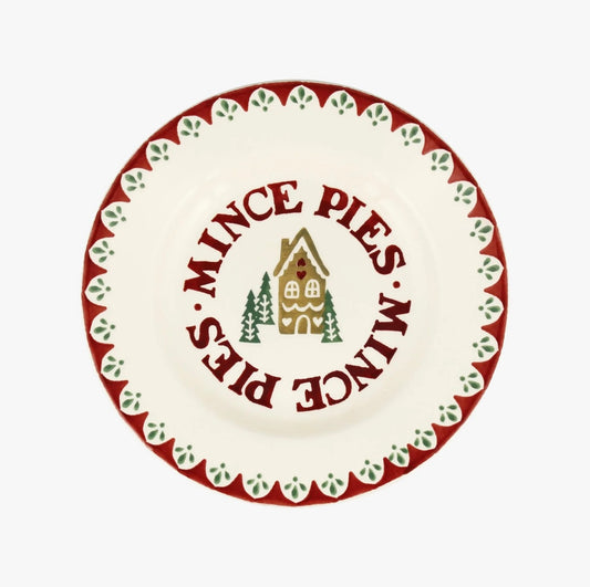 Emma Bridgewater Christmas Gingerbread Mince Pies 8 1/2 Inch Plate