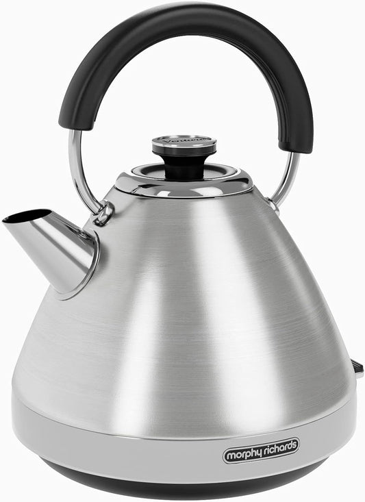 5011832070555 MORPHY Venture kettle Brushed 100130 Brambles Cookshop 1