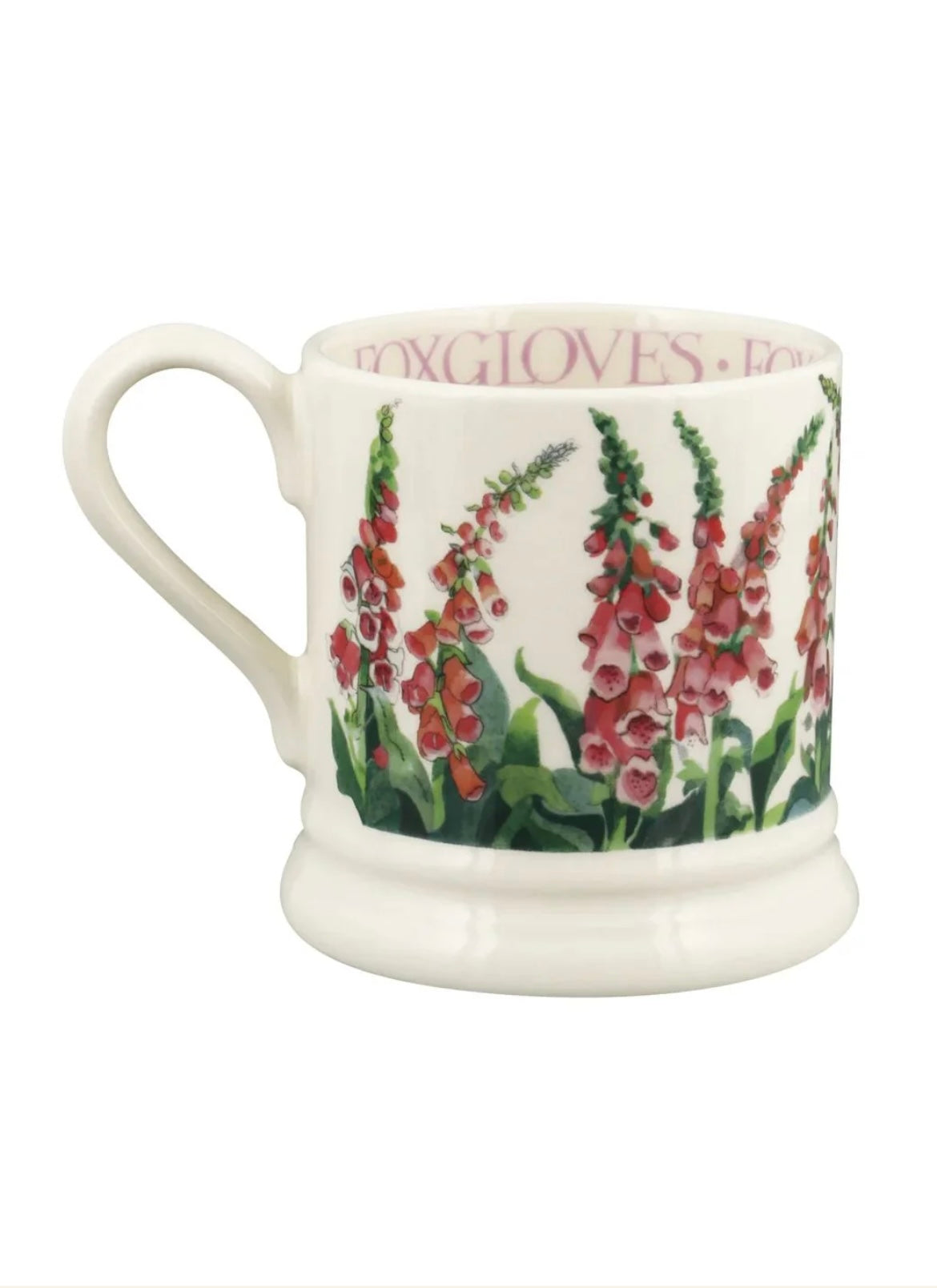 Emma Bridgewater Fox Gloves 1/2 Pint Mug