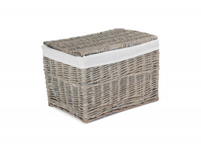 5056341802563 19" Grey Wash Storage Hamper EH158 Brambles Cookshop 1