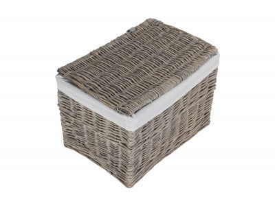 5056341802563 19" Grey Wash Storage Hamper EH158 Brambles Cookshop 2