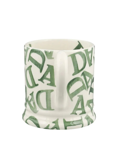 Emma Bridgewater D.A.D Green  1/2 Pint Mug