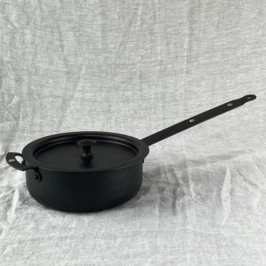 NFS-501FH Netherton Foundry 7" oven safe  sauteuse pan with lid