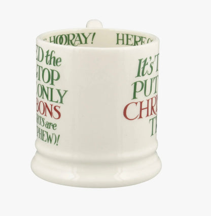 Emma Bridgewater Christmas Toast & Marmalade Christmas Tree 1/2 Pint Mug