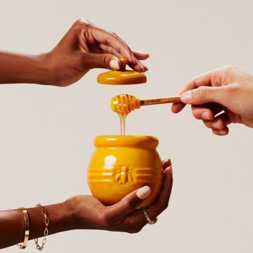 Le Creuset Nectar Stoneware Honey Pot & Dipper