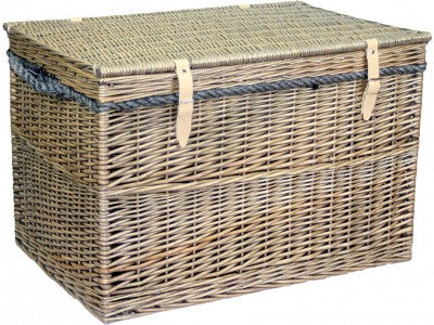 5060428550902 29" Antique Wash Storage Hamper EH090 Brambles Cookshop 2