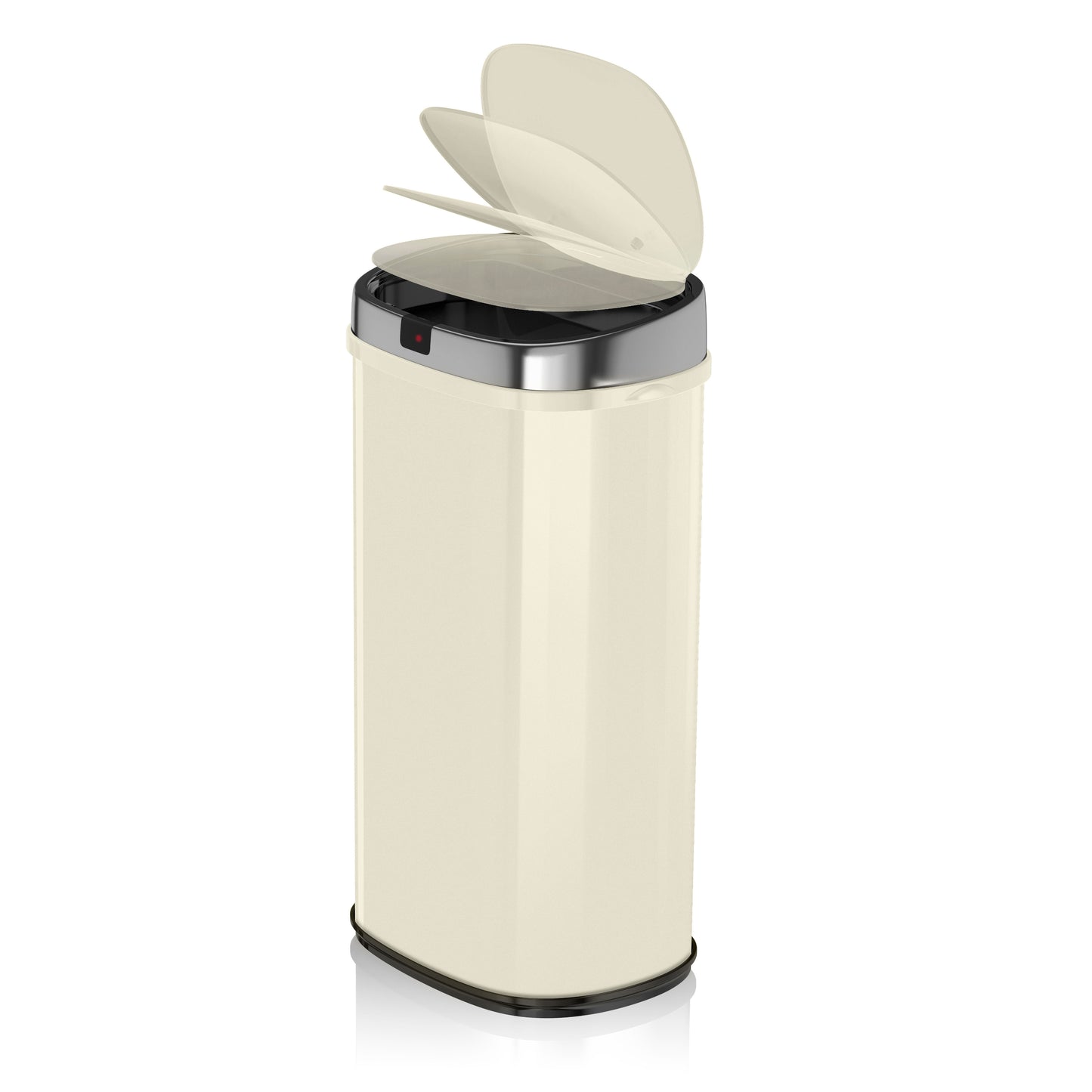 5011832047441 MORPHY Chroma 42L Square Sensor Bin Ivory Cream 971503 Brambles Cookshop 3