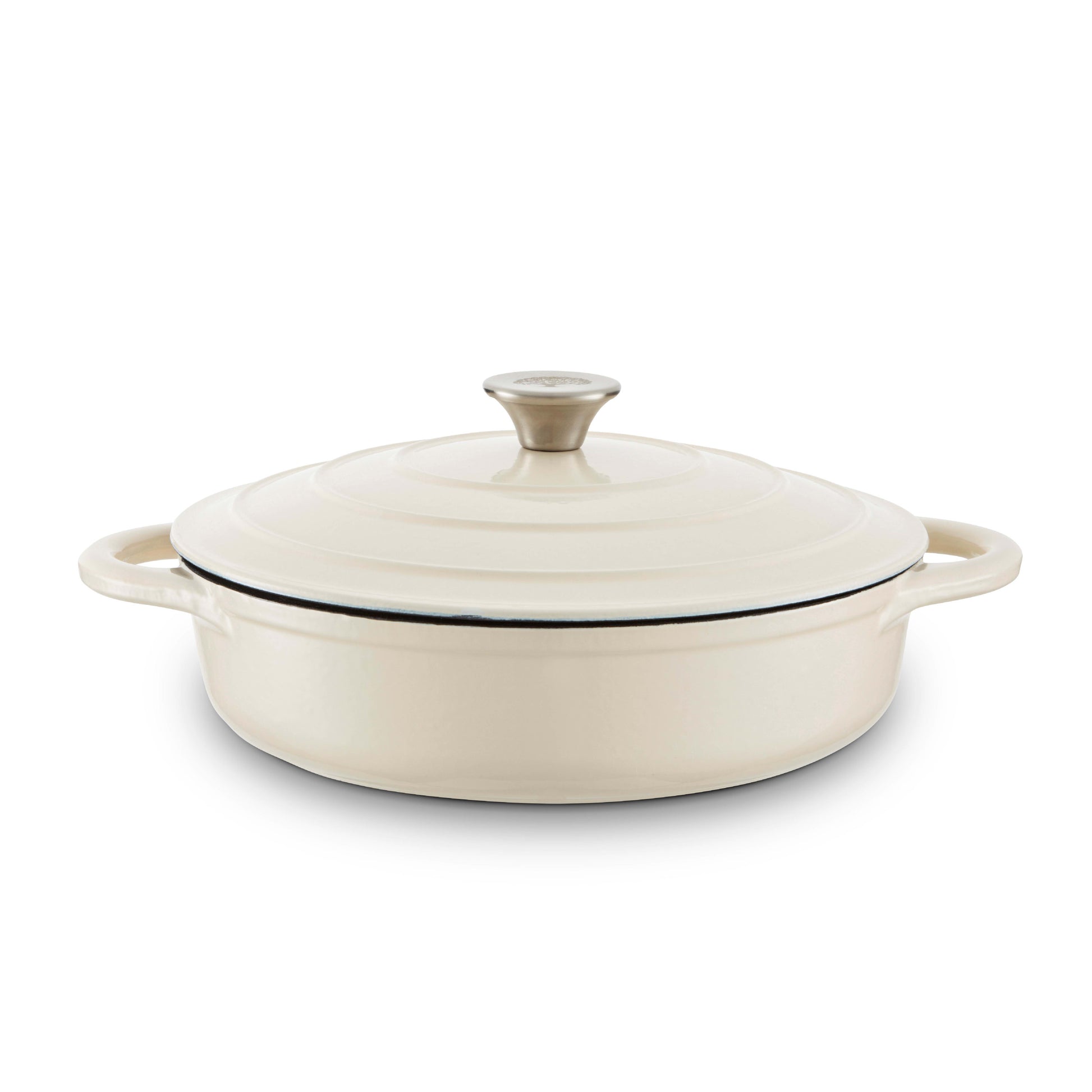 5056462324685 Babary & Oak 28cm Shallow Casserole Cream BO800253CRM