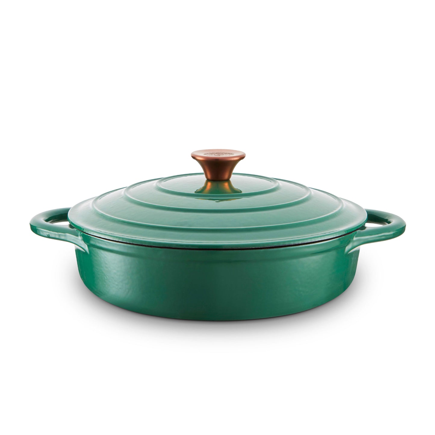 5056462324708 Babary & Oak 28cm Shallow Casserole Green BO800253GRN