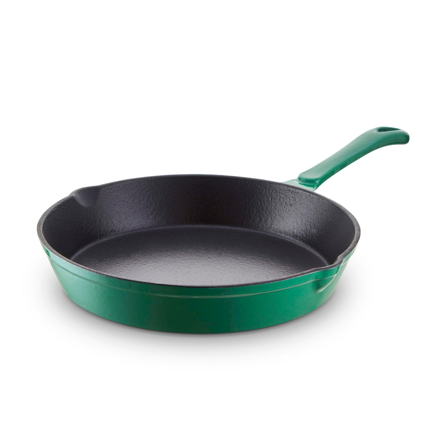 5056462324753 Babary & Oak 26cm Cast Iron Round Fry Pan Green BO800255GRN