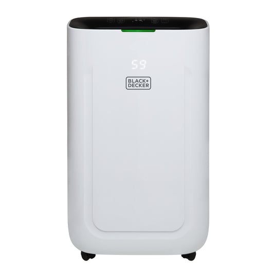 5056462355849 Black & Decker 20 Litre Dehumidifier 24H Timer 6.5L Water Tank WiFi BXEH60014GB Brambles Cookshop 1