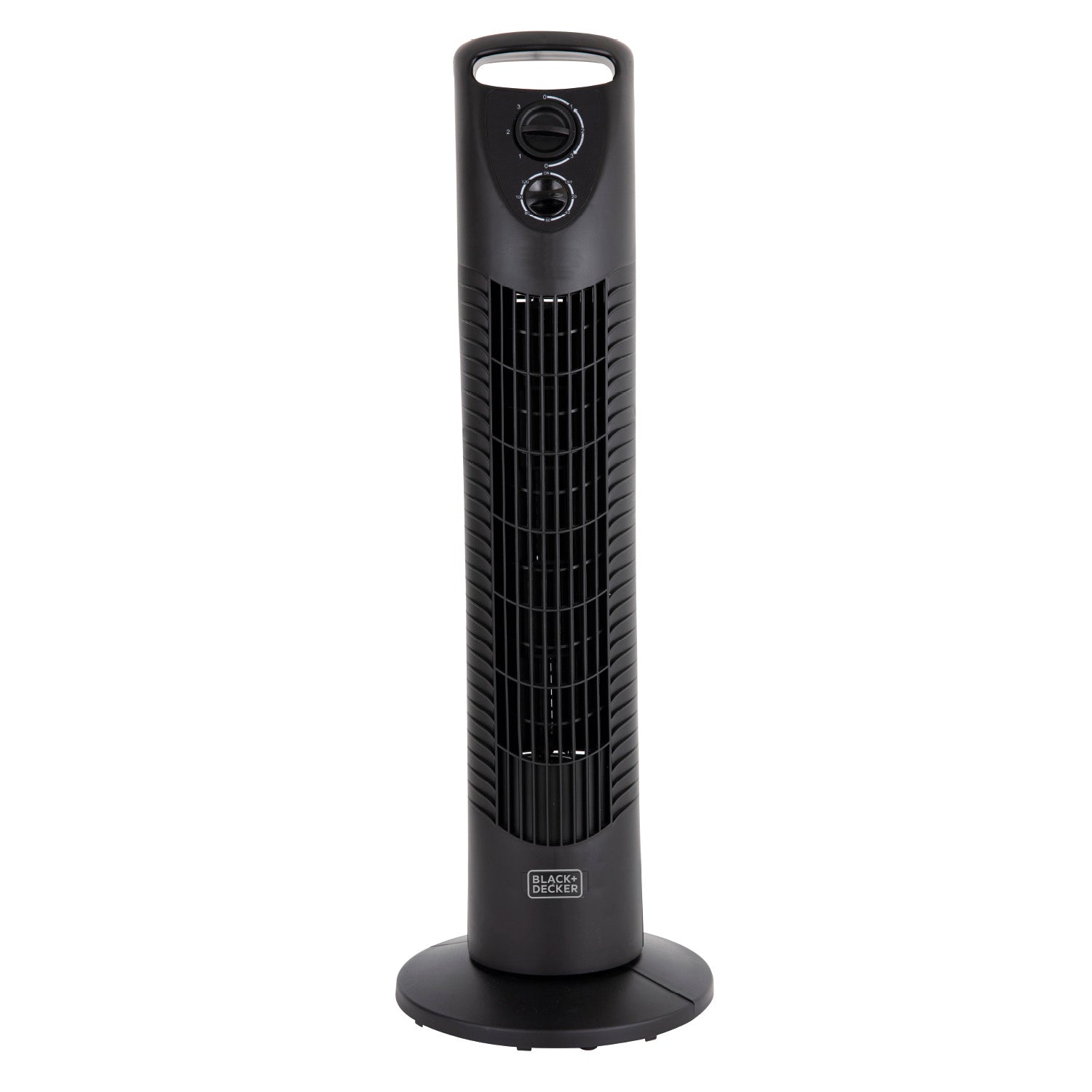 5056032960497 Black & Decker 30 Inch Tower Fan with 2 Hour Timer in Black BXFT50002GB Brambles Cookshop 1