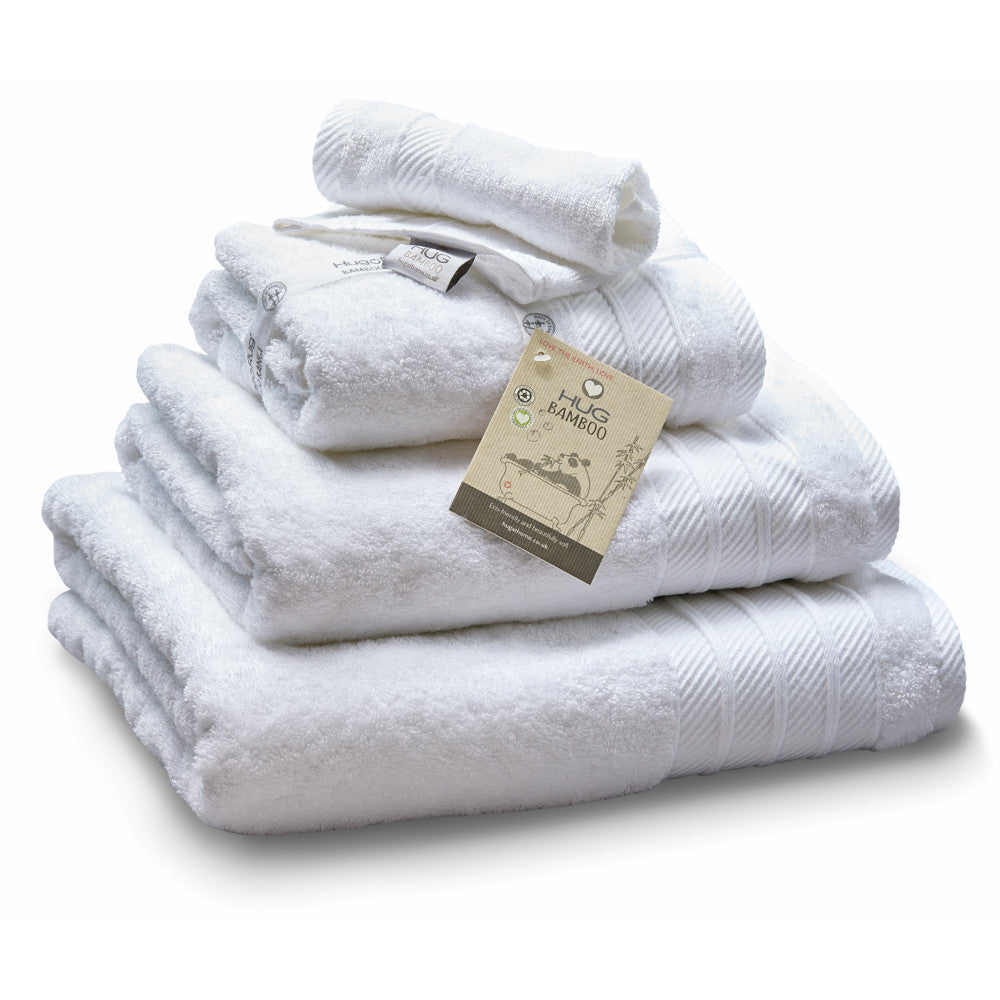 5026134571389 PT571389 Hug Bamboo Hand Towel White 50X90cm