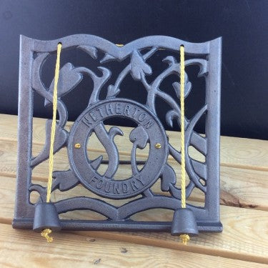 Netherton Foundry Cast iron Cookery Book Stand black and gold 5413346319234 NFS-122