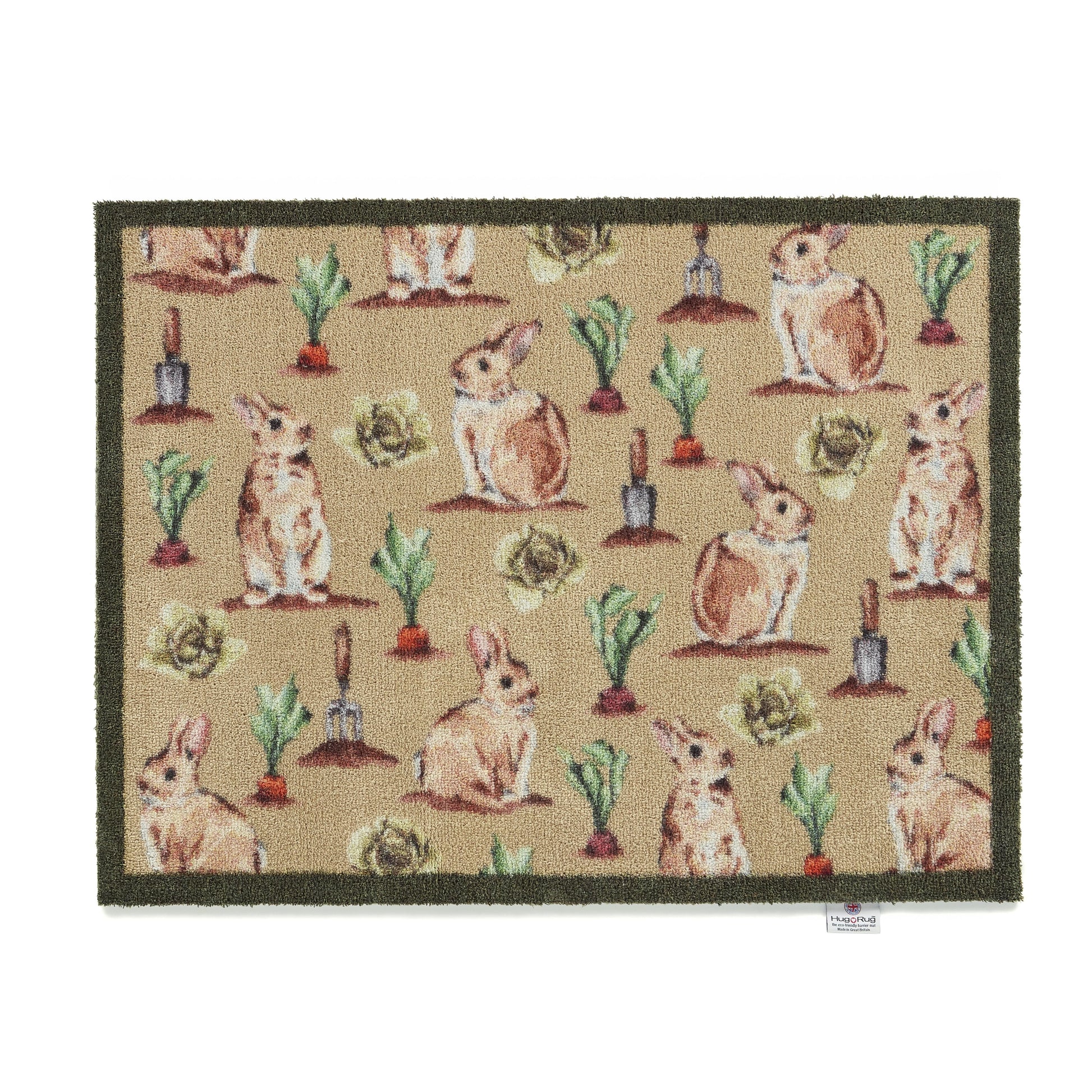 5026134623392 PT623392 Hug Rug Allotment Bunnies 65x85cm