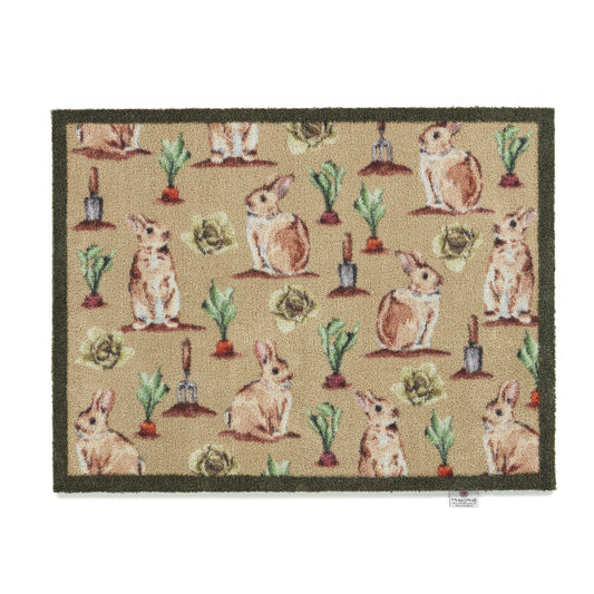 5026134623392 PT623392 Hug Rug Allotment Bunnies 65x85cm