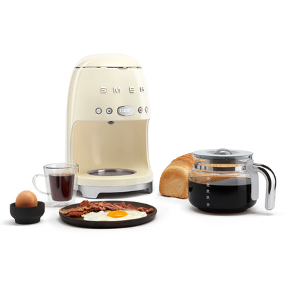 8017709280635 SMEG DCF02 Drip Coffee Machine Cream DCF02CRUK Brambles Cookshop 11