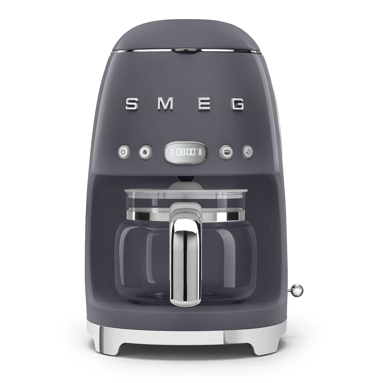 8017709302672 SMEG DCF02 Drip Filter Coffee Machine in Slate Grey DCF02GRUK Brambles Cookshop 1